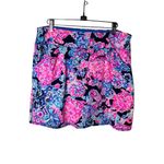 Lilly Pulitzer Upf 50+ Luxletic Maryana Skort In High Tide Navy Turtle Amazement Photo 2