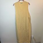 Flax by Jeanne Engelhart Women’s Butter Yellow Linen Maxi Dress Medium Photo 6