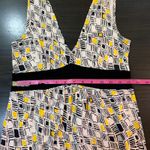 Diane Von Furstenberg  Silk Dress Sleeveless Geometric Print Size 2‎ DVF Photo 6