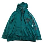 Rock & Roll Cowgirl  XXL Hoodie Sweatshirt Studs Wings Heart Full Zip Spellout Photo 0