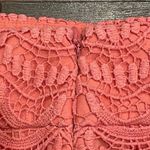 Loft  Pink Crochet Shorts - Size 00 Photo 4