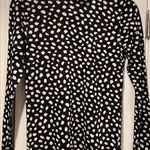 J.Crew NWOT Size XXS Black White Cotton Long Sleeve Turtleneck Pullover Top Photo 0