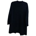 COS  Mohair Wool Blend Longline Cardigan Open Front Black XS Old Money Luxury Photo 1