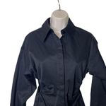 Hansel + Gretel Kennedy cut out waist Shirt Dress Black Sz S Photo 5