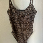 cheetah print bodysuit Brown Size XS Photo 0