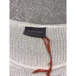 Wooden Ships  painted stripe tee white Beige Xs/s NWT Knit Relaxed Sweater Blouse Photo 5