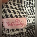 Pink Laundry Black and White Striped Smock Waist High Photo 6