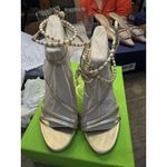 Sam Edelman  Womens Scarlette‎ Leather Ankle Wrap Evening Heels Shoes Size 8 Photo 4