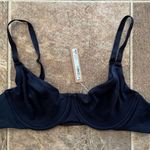 SKIMS Cotton Jersey T-shirt Bra Soot 38D Photo 1