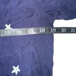 Cloth & Stone  Star Print Long Sleeve Navy Romper SMALL Photo 6