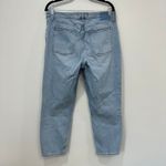 Abercrombie & Fitch Abercrombie Fitch The‎ Mom High Rise Jeans 31 Distress Straight Leg Denim Cotton Photo 5