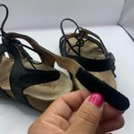 Josef Seibel Women's Natalya 01 Gladiator Sandals black leather size 37 US 6 Photo 6