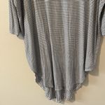 Anthropologie  Top Lagenlook Loose Jersey Tunic Pinstripe Stripe Minimalist Long Photo 3