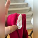 Daily Practice Anthropologie Hot Pink Knit Belted Mini Sweater Dress Size XL Photo 3