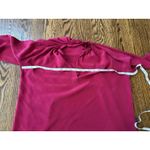 Vintage The Silk Farm 100% Silk Pink Long Sleeve Blouse Size Large Office Work Photo 5