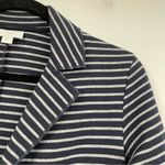 J.Jill  Navy Blue & White Striped Cardigan Blazer Jacket Womens XS Nautical Photo 4