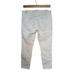 Current/Elliott The Fling Boyfriend Jeans Women’s 26 White Tattered Distressed Photo 3