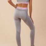 Gymshark Pastel pink light grey active leggings Photo 1