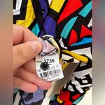 Big Dart Keith Haring Shirt Abstract Wearable Art Funky Print Festival Size 10 Photo 9