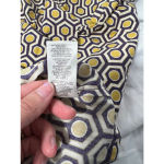 Michael Kors Michael Kors Geometric Gold and Purple Short Sleeve Dress Size S Photo 6