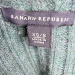 Banana Republic  Women's XS/S Chunky Knit Cardigan Emerald Green Alpaca Blend Photo 6