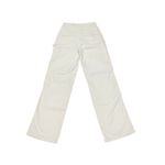 Union Bay Womens 0/24 Cream Relaxed Fit Straight Carpenter Style Cargo Pants Y2K Photo 1