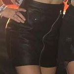 H&M Black Leather Skirt  Photo 0