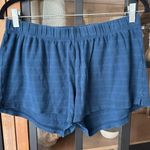 LAKE Pajamas navy shorts pjs striped cotton pima print Blue Size M Photo 0