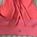 Lululemon  Pink High-Neck Sports Bra Photo 3