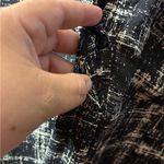 Lush Clothing 💥Lush Monochrome Black & Ivory Blouse L Photo 7