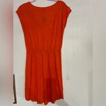 Old Navy  Vibrant Orange Midi Dress Photo 4