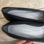 Naturalizer Black Leather Block Heel Pumps Women Size 8M EUC casual work wear Photo 5