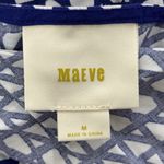 Anthropologie  Maeve Size M Gemma Blue White Geometric Dolman Sleeve Dress Photo 2