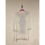 Lilly Pulitzer  Tavvy Coverup Womens Small Tansy Resort Palm Embroidered Beach Sw Photo 3