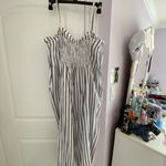 Old Navy Gray & White Romper Photo 1