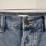 Amuse Society Distressed Button Fly Denim Jeans Shorts Size 30 Size 10 Rolled Photo 2