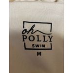 Oh Polly  Beige Strappy Thong Tank Bralette Two Piece Bikini Set Swimwear Size M Photo 2