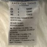 American Eagle  Jeans Womens 4 Light Wash Distressed Cropped Mom High Rise Photo 6