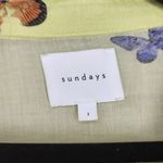 Sundays  butterfly lime green top Photo 2