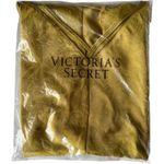 Victoria's Secret  Yellow Tie-Back Satin Jacquard Romper, M Photo 3