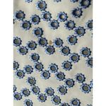 Akris Punto Skirt Women 4 Ivory Blue Embroidered Eyelet Pencil Luxury Preppy Photo 3