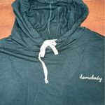 Magnolia Homebody Market Olive Green Embroidered Pullover Hoodie Size M Photo 2