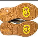 Gucci Ultrapace Ace Snake Leather Distressed Suede 592348 Women Sneakers 34.5 Photo 7