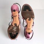 Emporio Armani Pink and black  kitten heels sz 36 Photo 5