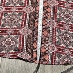 Pink Rose XL Women’s Patterned Blouse v neck tank top polyester Photo 7