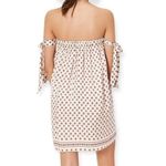 Tularosa  Women’s Size S Perry Ivory Paisley Print Shift Strapless Mini Dress Photo 3