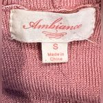 Ambiance Dusty Rose Pink Knit Sweater Dress 3/4 Sleeves Choker Neck NWT Photo 3