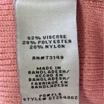 Dictionary Knitwear Ribbed Cropped Tank Top in Bridal Rose Pink Size XL Photo 5