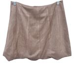 Altar'd State Altar’d State Suede Mini Skirt S Taupe Photo 3