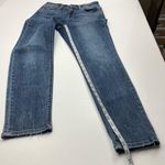 Judy Blue  Boyfriend Fit Bleach Splash Blue Denim Jean Womens Size 5 / 27 Stretch Photo 5